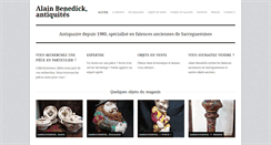 Desktop Screenshot of benedick-sarreguemines.com